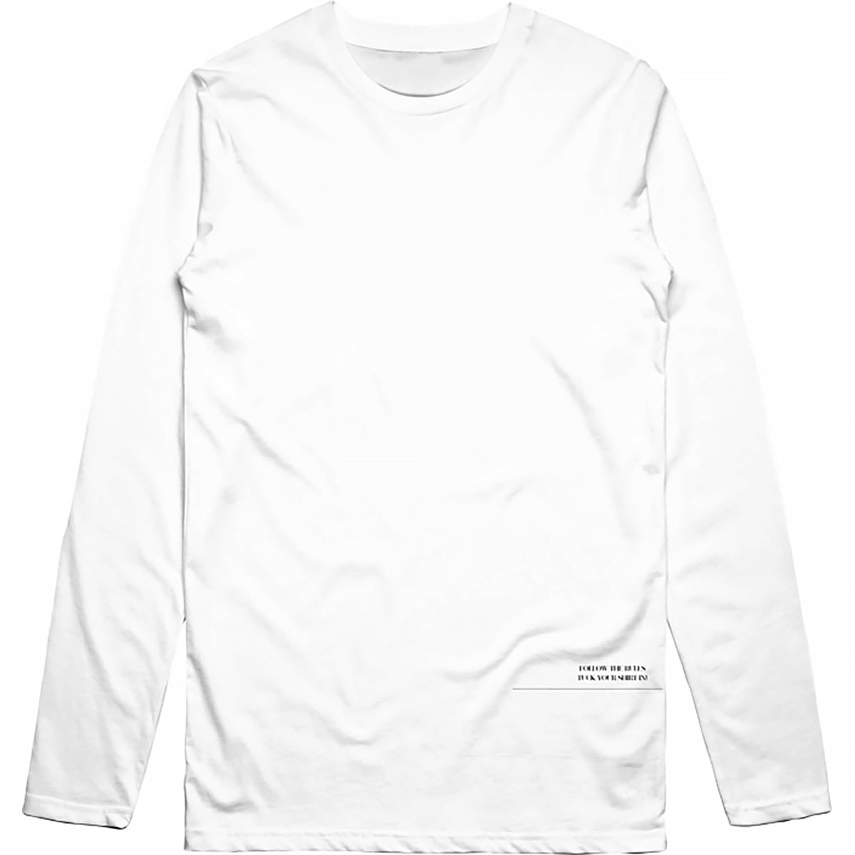 Follow Men's Tuck L/S Tee in White