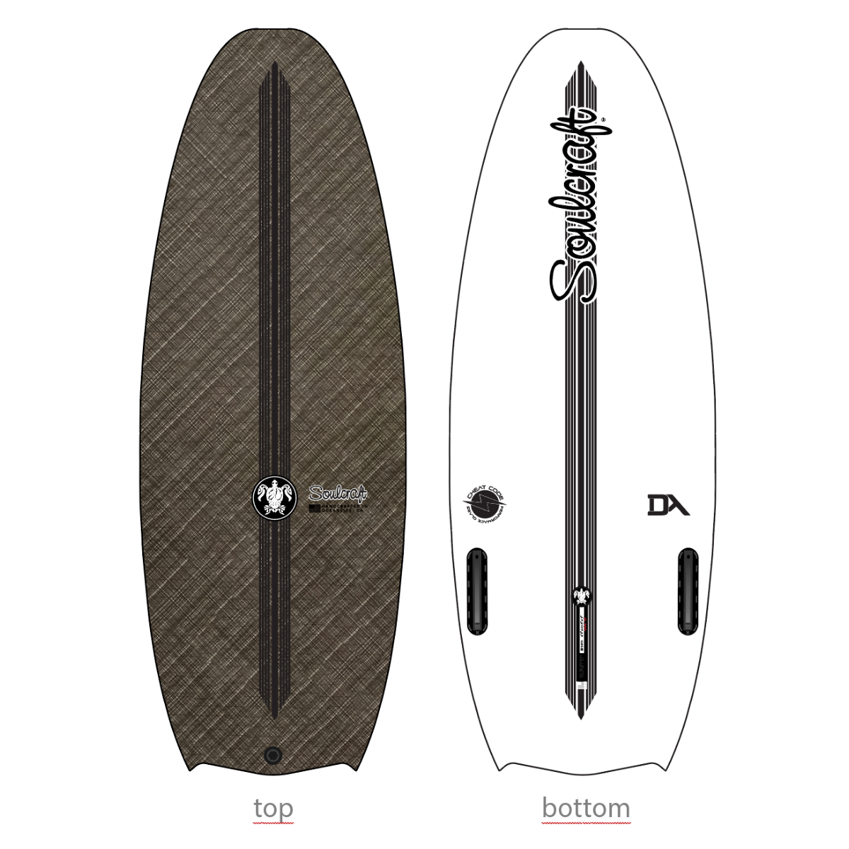 Soulcraft DA Pro Cheat Code Wakesurf Board 2025