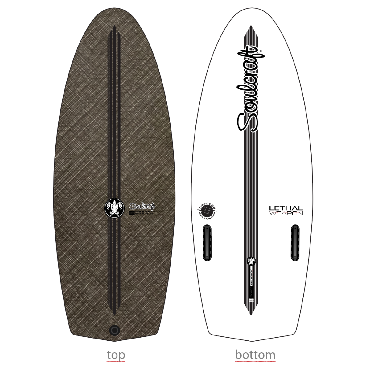 Soulcraft Lethal Weapon Cheat Code Wakesurf Board 2025