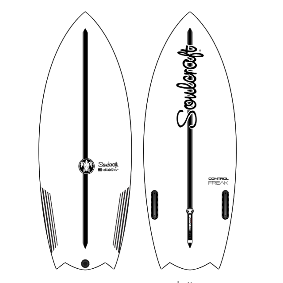 Soulcraft Control Freak Wakesurf Board 2025