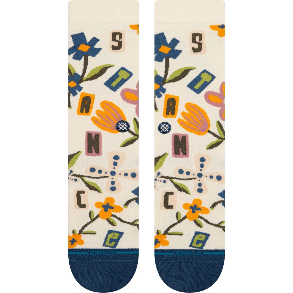 Stance Harvest Crew Socks in Canvas