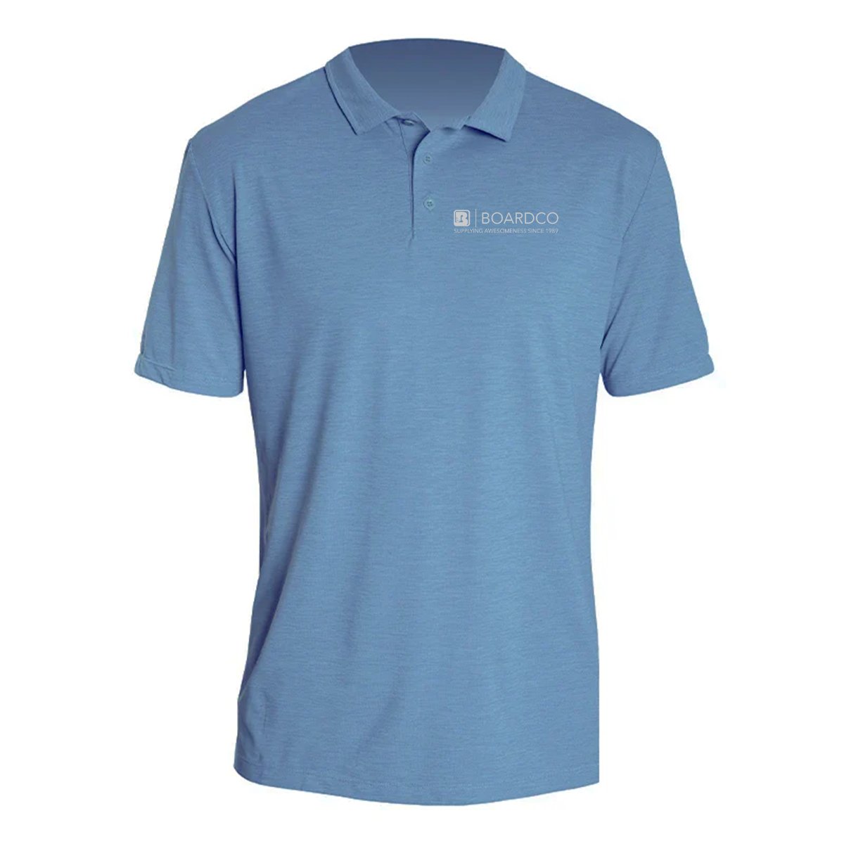 Anetik BoardCo Low Pro Tech Polo in Bahama Heathered - BoardCo