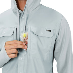 Anetik Ultra Guide Hooded Long Sleeve in Alloy - BoardCo