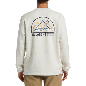 Billabong A/Div Compass Crewneck Sweatshirt in Oatmeal Heather - BoardCo