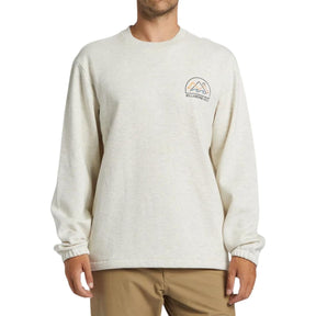 Billabong A/Div Compass Crewneck Sweatshirt in Oatmeal Heather - BoardCo