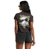 Billabong Season Of The Sun Cropped Tee in Off Black - BoardCo