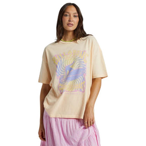 Billabong Since 73 Oversized Tee in Peach Whip - BoardCo