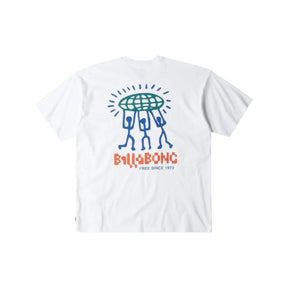 Billabong Tribes OG SS Tee in White - BoardCo