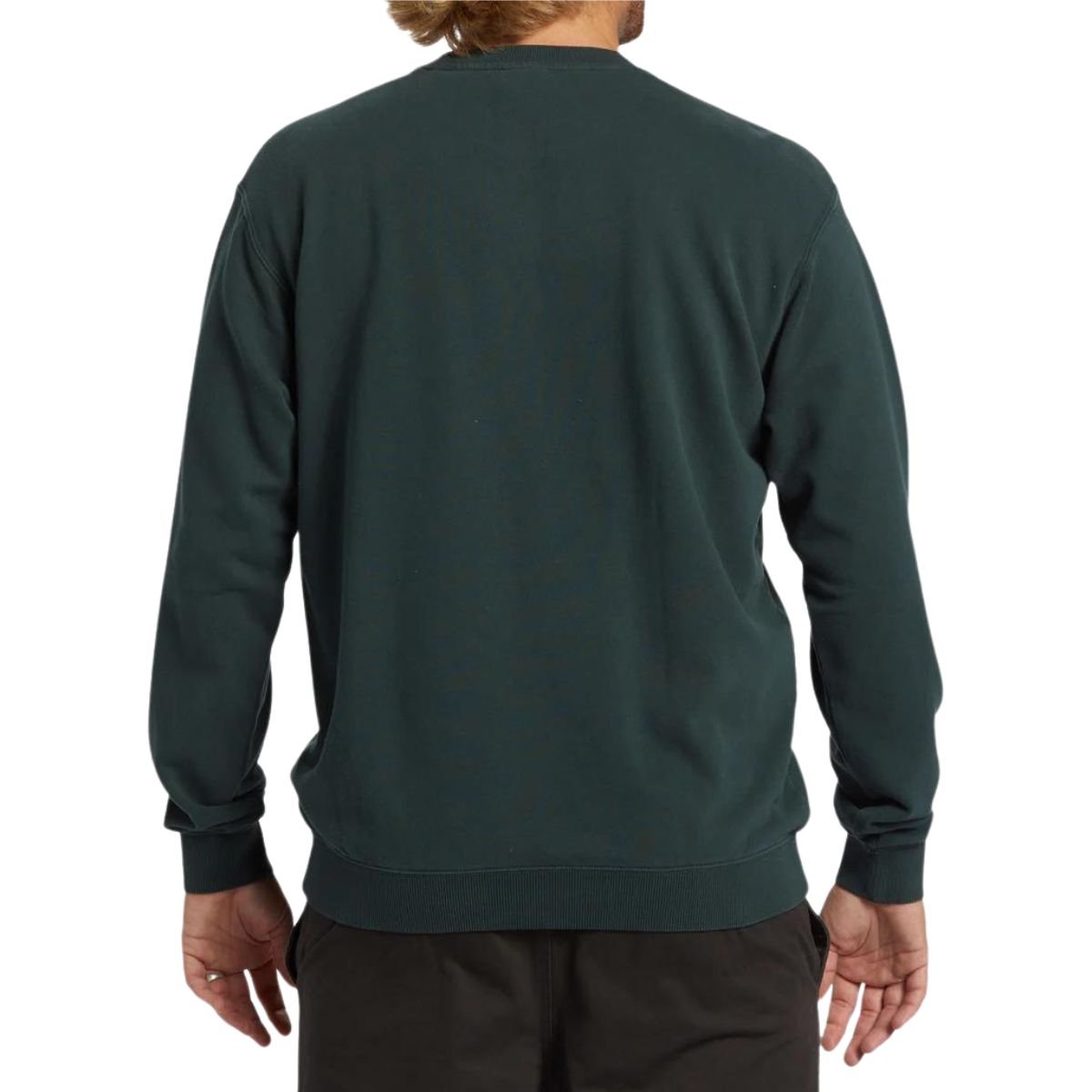 Billabong Wave Washed Crewneck Sweatshirt in Forest Green - BoardCo