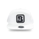 BoardCo Osprey Hat in White with B Patch - BoardCo