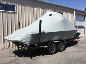 Centurion Avalanche With Evo2 tower and no bimini Double Up Storage Cover - BoardCo