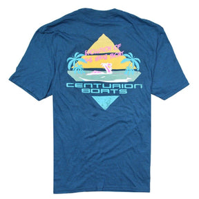 Centurion Evolution Island Men's Tee in Deep Turquoise - BoardCo