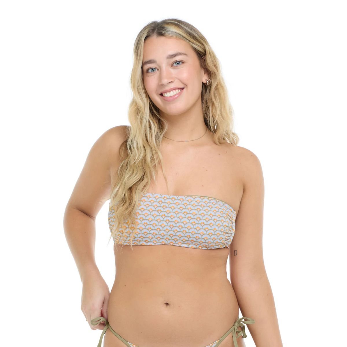 Eidon Pavonini River Bikini Top in Tundra - BoardCo