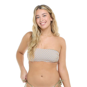 Eidon Pavonini River Bikini Top in Tundra - BoardCo