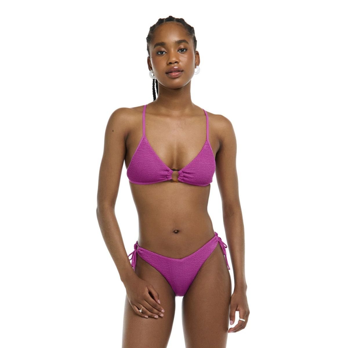 Eidon Sorbet Leah Bikini Bottoms in Mauve - BoardCo