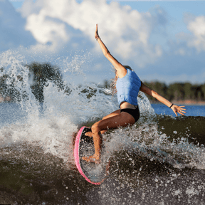 Follow Corp Ladies Comp Wake Vest in Pastel Blue - BoardCo