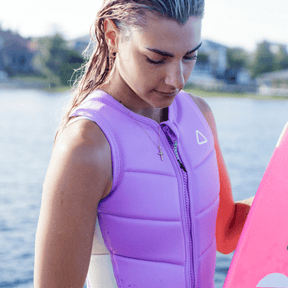 Follow Corp Ladies Comp Wake Vest in Purple - BoardCo