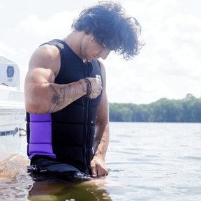 Follow Corp Men's Comp Wake Vest in Black/Purple - BoardCo