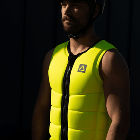 Follow Corp Men's Comp Wake Vest in Fluro Yellow - BoardCo