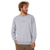 Follow Couch Crew Sweatshirt in Grey Heather - BoardCo