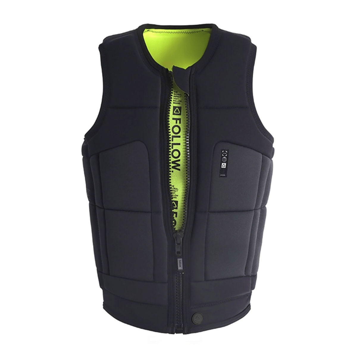 Follow Global Comp Wake Vest in Black - BoardCo