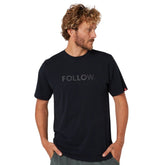 Follow Logo Tee in Black - BoardCo