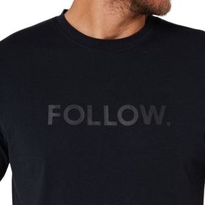 Follow Logo Tee in Black - BoardCo