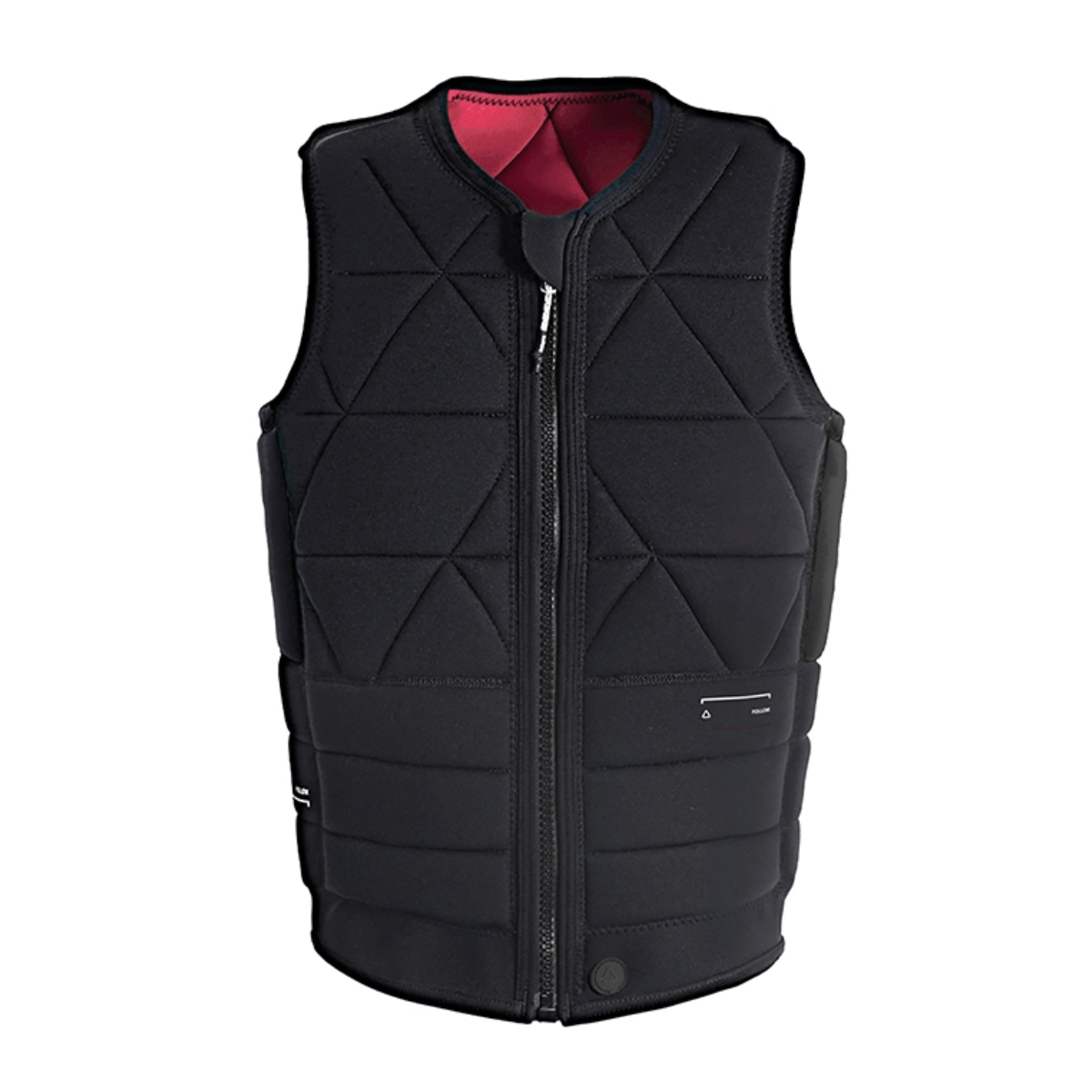 Follow Love Nor Money Comp Wake Vest in Black - BoardCo