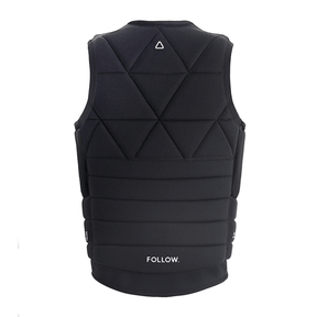 Follow Love Nor Money Comp Wake Vest in Black - BoardCo