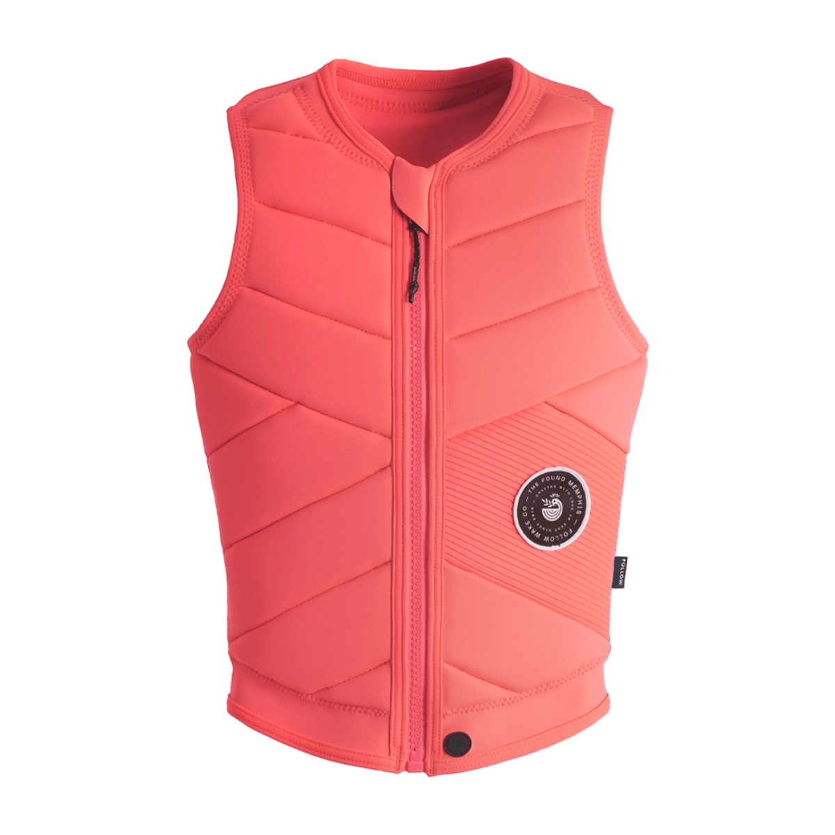 Follow Memphis Ladies Comp Wake Vest in Fluro Red - BoardCo