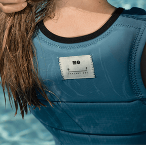 Follow P1 Traction Ladies Comp Wake Vest in Ocean - BoardCo