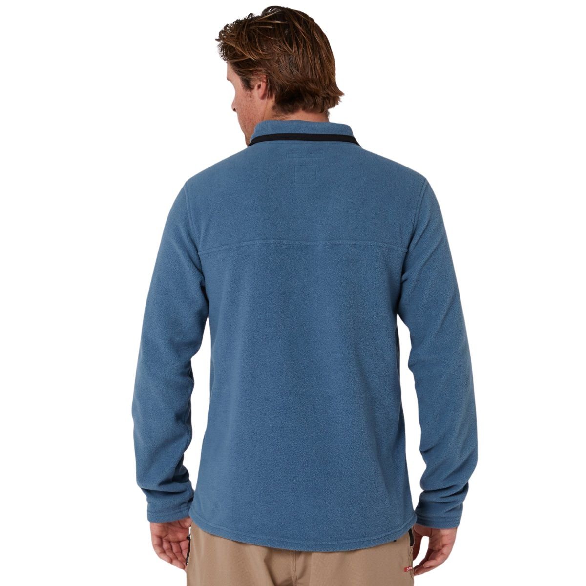 Follow Polar Crew Fleece in Slate Blue - BoardCo