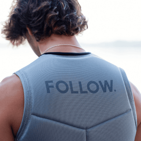 Follow Section Comp Wake Vest in Stone - BoardCo