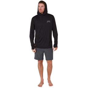 Follow Sun Hood Long Sleeve in Black - BoardCo