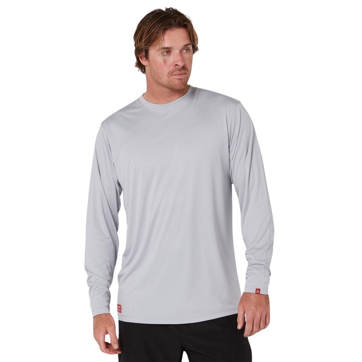 Follow Sun Tee Long Sleeve in Light Grey - BoardCo