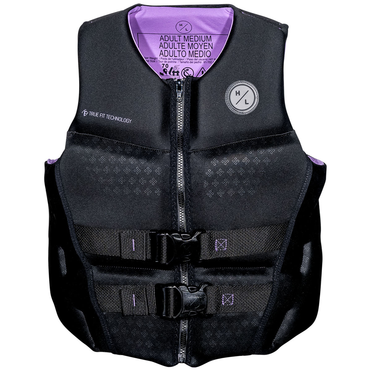 Hyperlite Women's Ambition CGA Life Jacket in Purple/Black - BoardCo