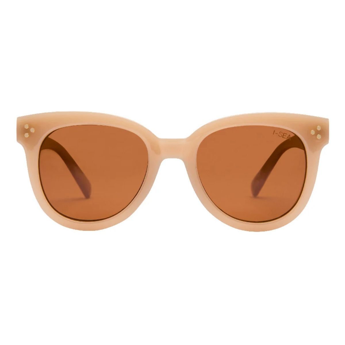 I - Sea Cleo Sunglasses in Oatmeal/Brown - BoardCo