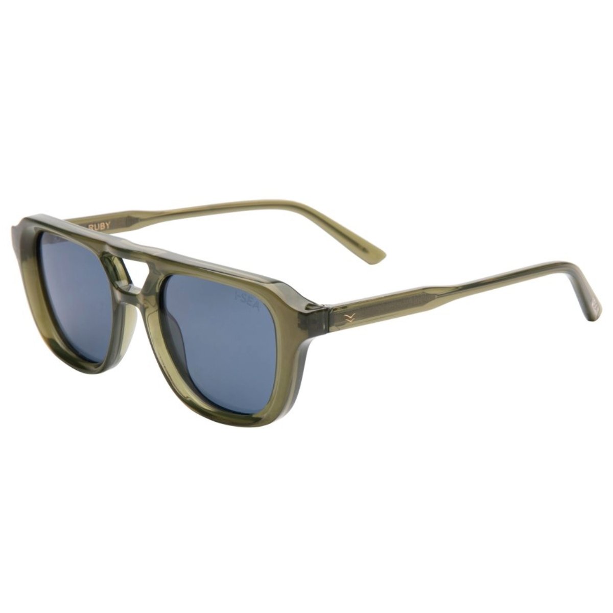 I - Sea Ruby Sunglasses in Olive/Navy - BoardCo