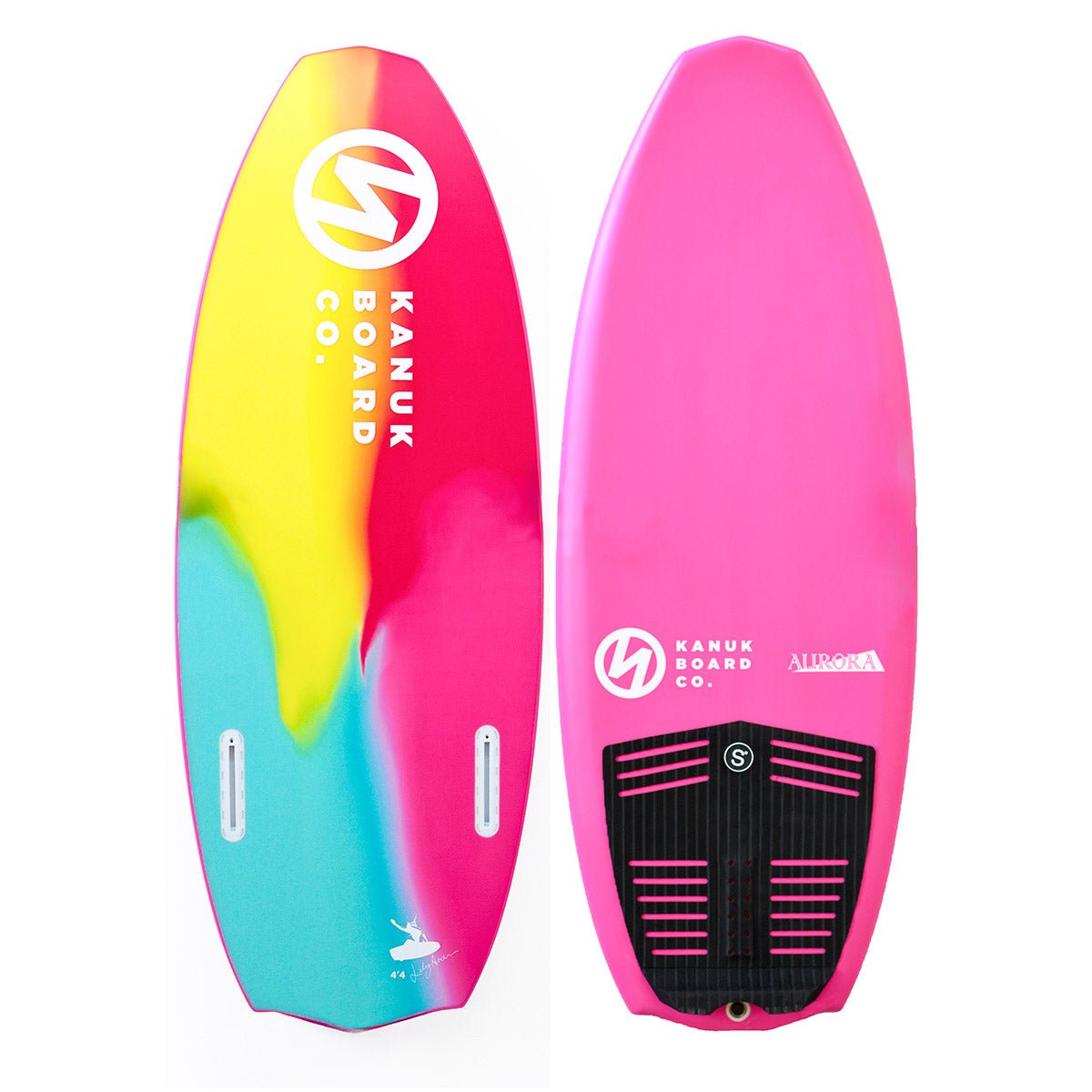 Kanuk Lily Pro Pink Splash Wakesurf Board