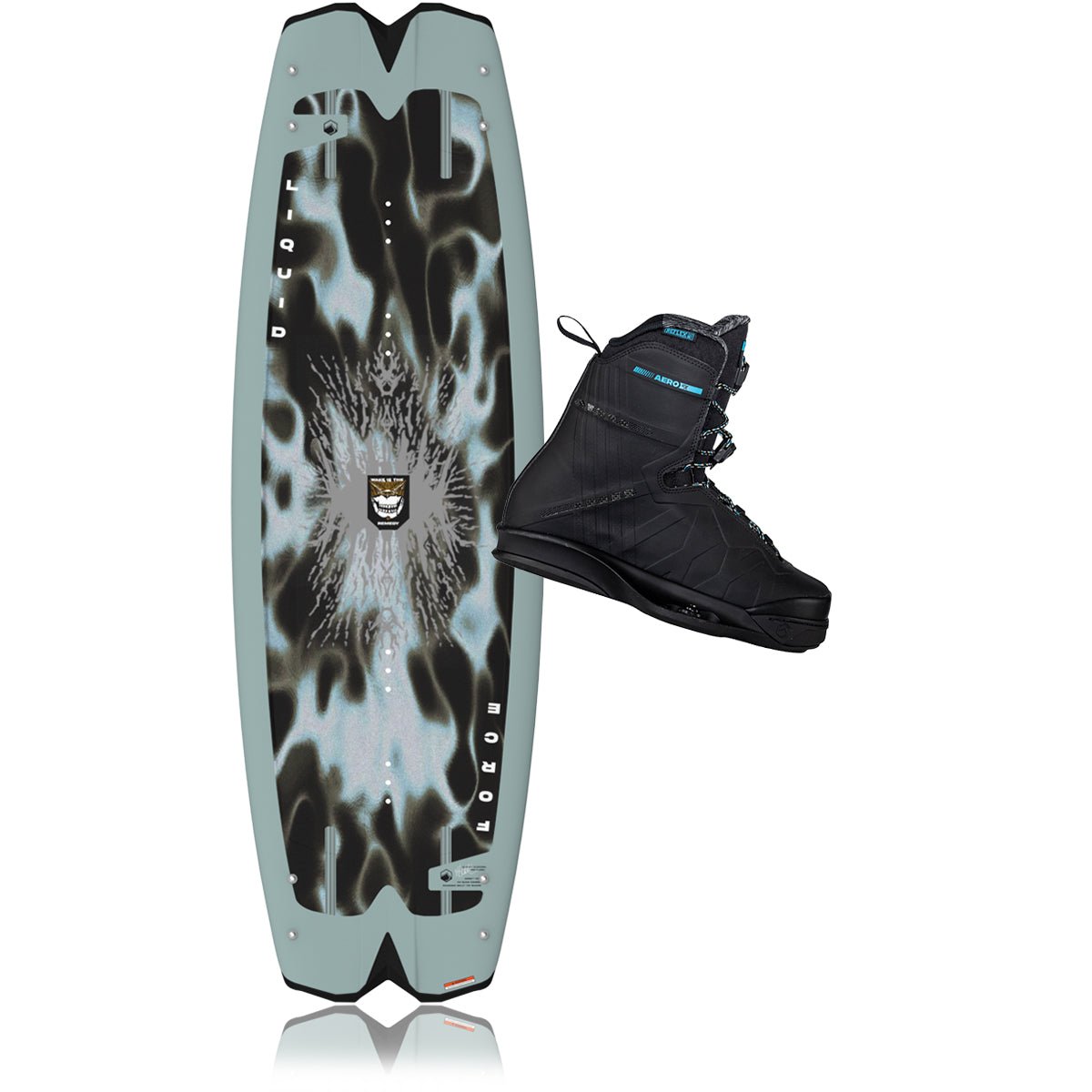 Liquid Force Remedy Aero w/ Aero 6X Black Wakeboard Package 2024 - BoardCo