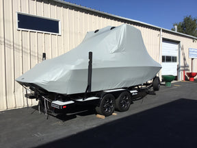 Malibu 22 LSV with G5 Tower and Factory Bimini Double Up Storage Cover - BoardCo