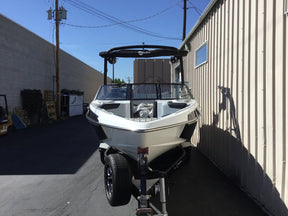 Malibu 22 LSV with G5 Tower and Factory Bimini Double Up Storage Cover - BoardCo