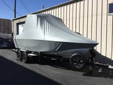 Malibu 22 LSV with G5 Tower and Factory Bimini Double Up Storage Cover - BoardCo