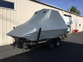 Malibu Sunsetter XTi with Titan 3 Tower and FCT bimini Double Up Storage cover - BoardCo