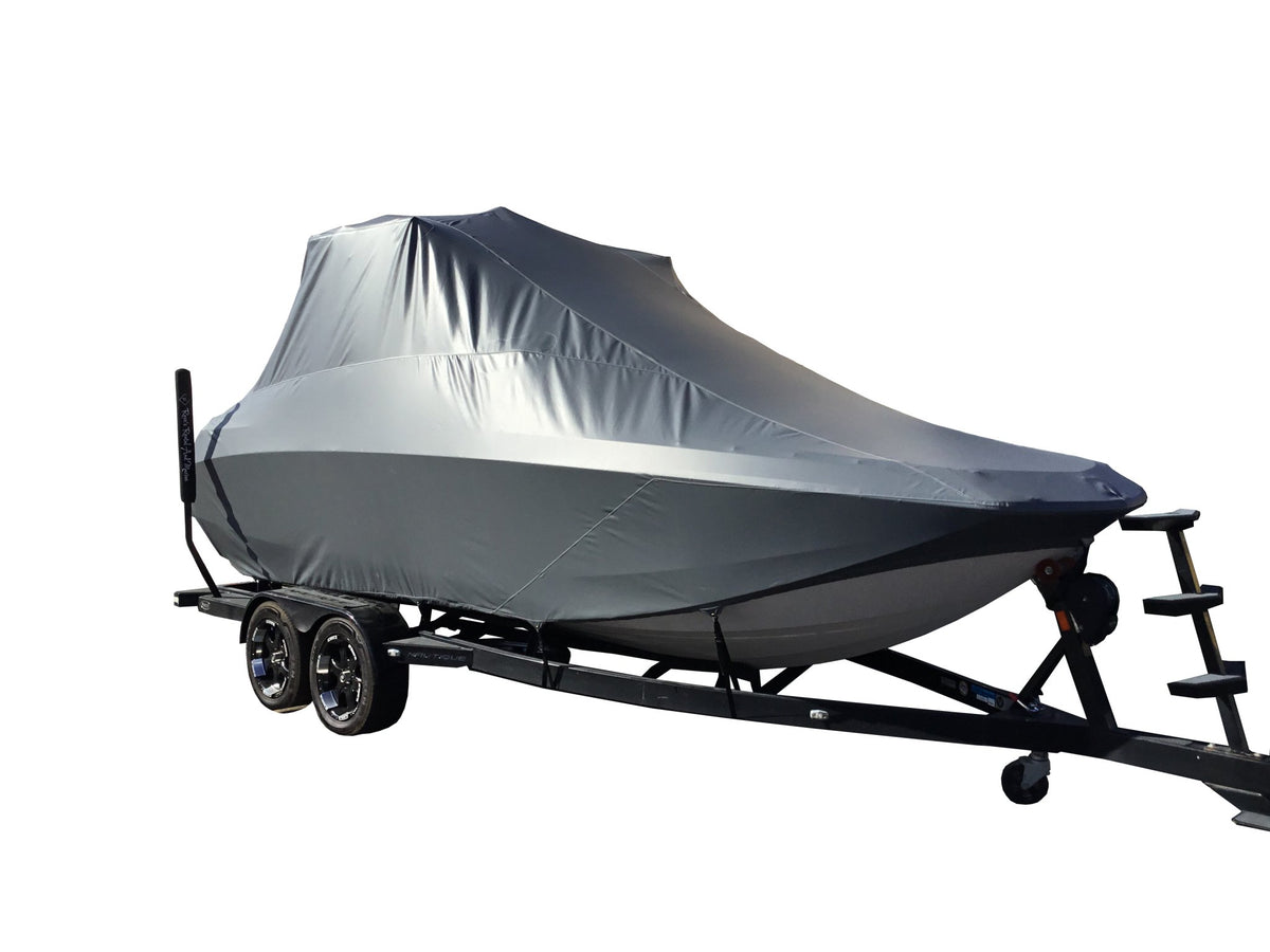 Nautique G21 with FCT14/16 Tower and FCT Bimini Double Up Storage Cover - BoardCo