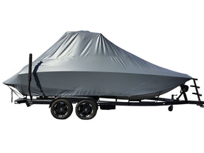 Nautique G21 with FCT14/16 Tower and FCT Bimini Double Up Storage Cover - BoardCo