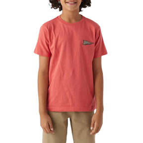 O'Neill Boy's Charger Tee in Hot Red - BoardCo