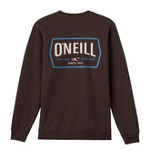 O'Neill Fifty Two Crew Pullover in Seal Brown - BoardCo