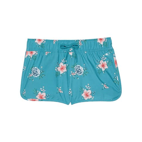 O'Neill Girls Lane Printed Stretch Boardshorts in Teal