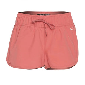 O'Neill Girls Lane Solid Stretch 2" Boardshort in Tea Rose